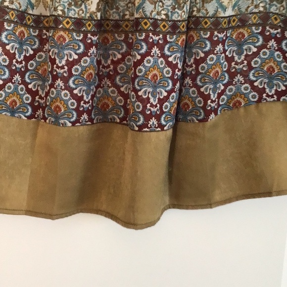 Artesia boho festival semi sheer peasant blouse NWT - Picture 3 of 12